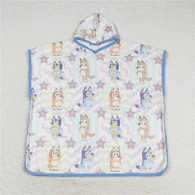 S0391 BLUEY swimwear bathrobe 202405 RTS