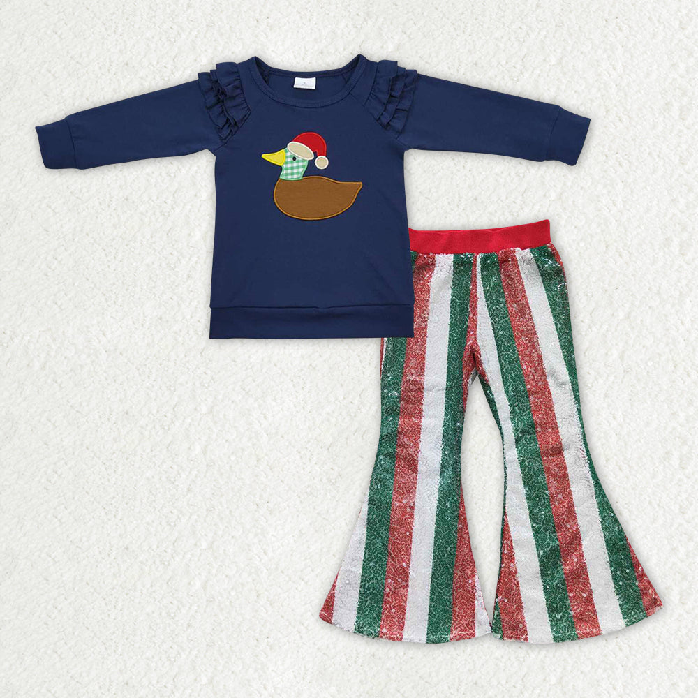 GSPO 组合 Christmas duck hunting Western sequin girl outfit 202411 RTS(复制)