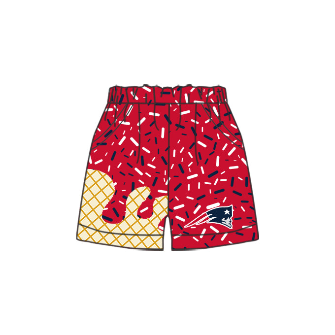 Flag Team MOQ3 CUSTOM KIDS splatter ice cream drip shorts 202504