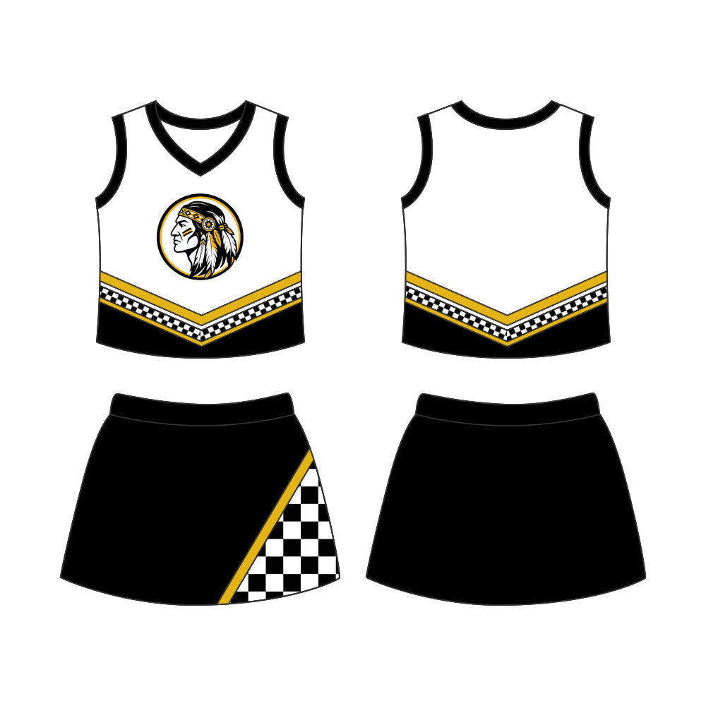Black CUSTOM MOQ5 KIDS YOGA Athletic SEMINOLE COLLECTION girl outfit 202627