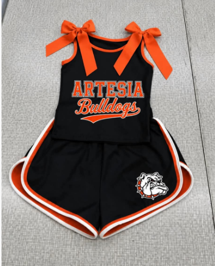 ARTESIA Bulldogs CUSTOM moq5 yoga sports girl outfit shorts 202607