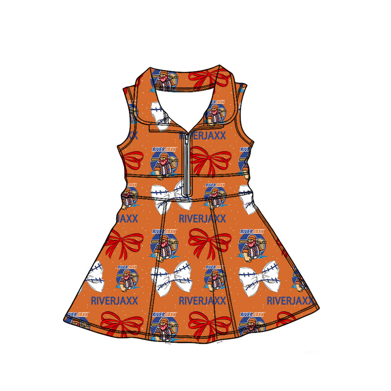 MOQ5 RiverJaxx Custom bow yoga girl dress
