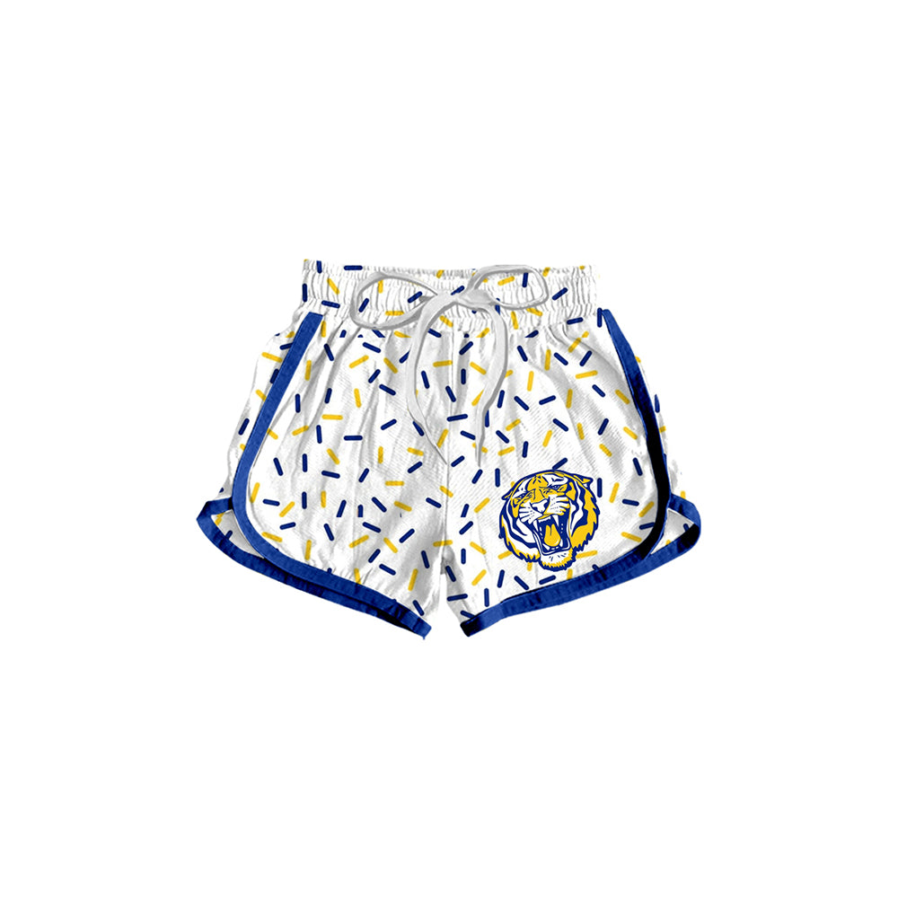 MOQ3 Tiger CUSTOM KIDS splatter ice cream drip Girl shorts 202504