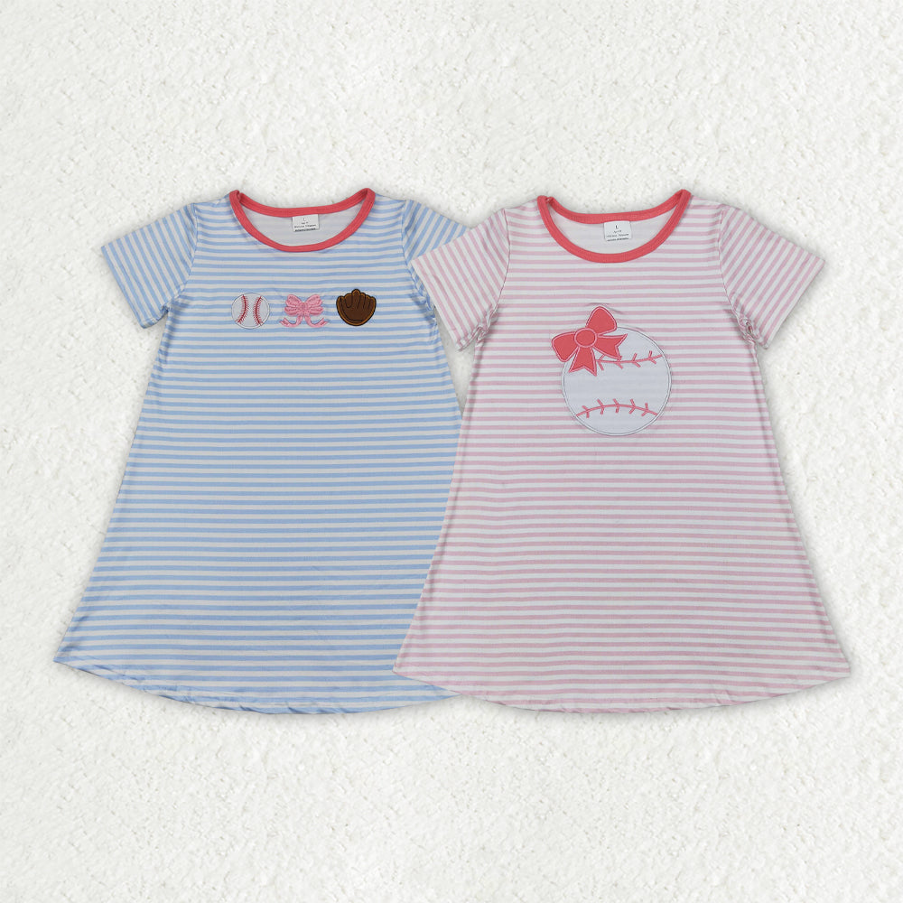 GSD2221 Embroidery baseball western girl summer outfit 202504 RTS