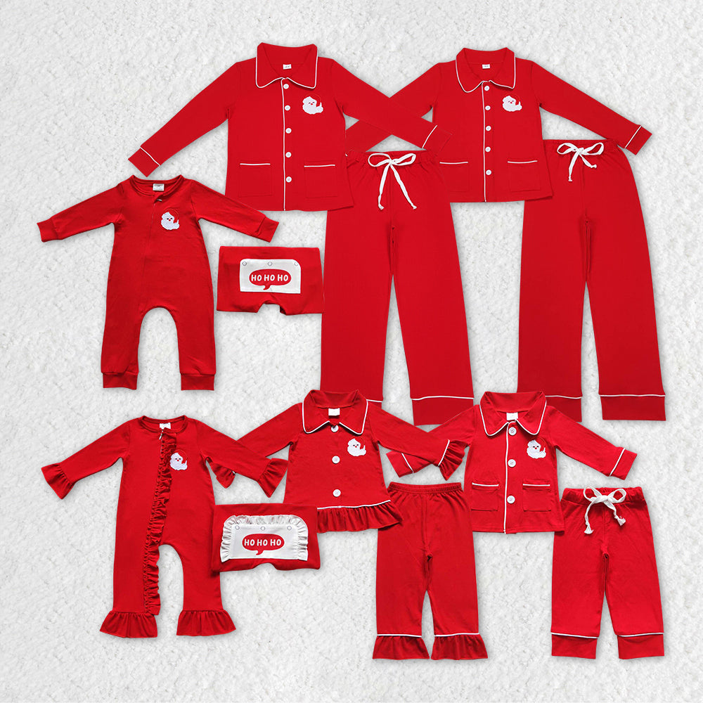 BLP0296 adult men long sleeve Christmas Santa pajamas outfit 20231107 RTS
