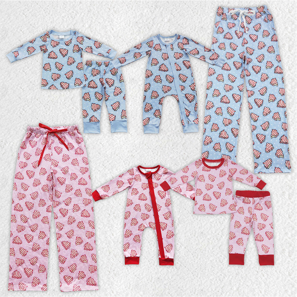 BLP0181 western cream cake long sleeve kids boy pajamas outfit 20230621 RTS