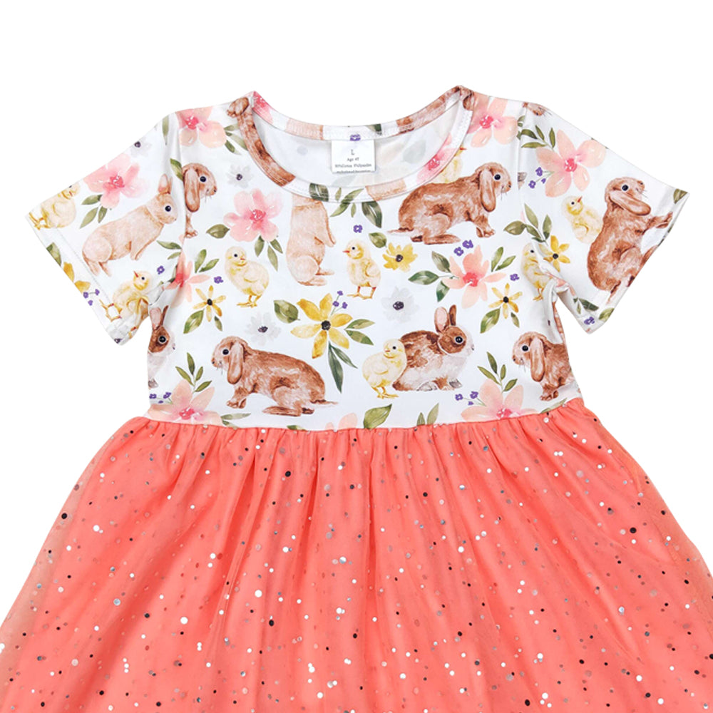 AUPYOOAUP GSD0605 改为GSD2445 Easter gauze girl dress RTS