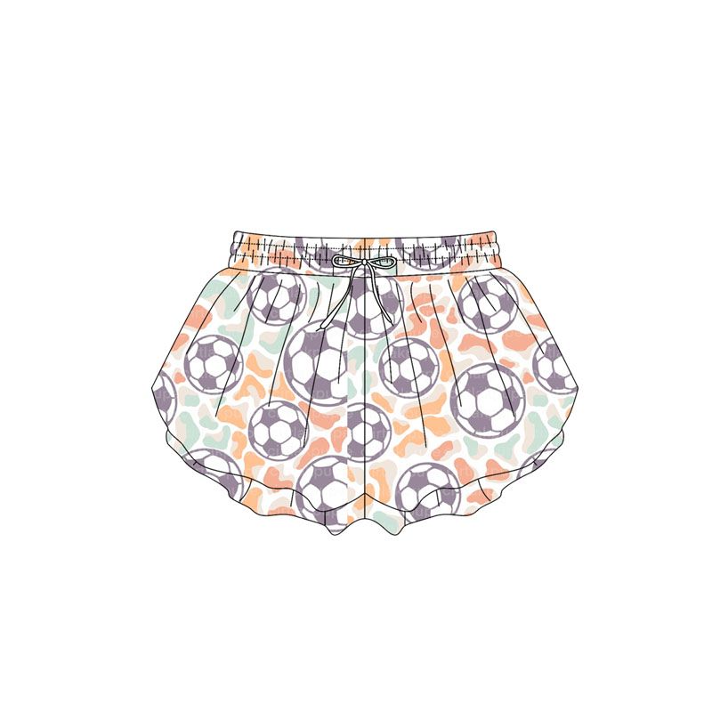 SS0582 custom MOQ3 Football girl kids shorts skirt 202504