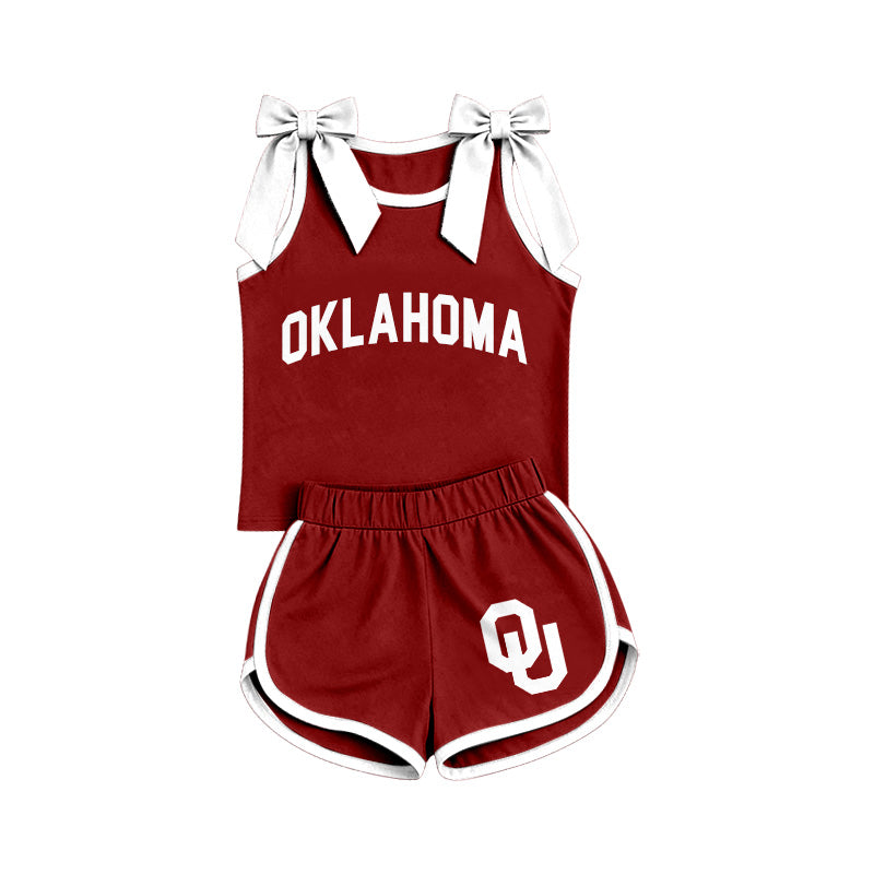 Oklahoma CUSTOM moq5 yoga sports Solid girl outfit shorts 202607