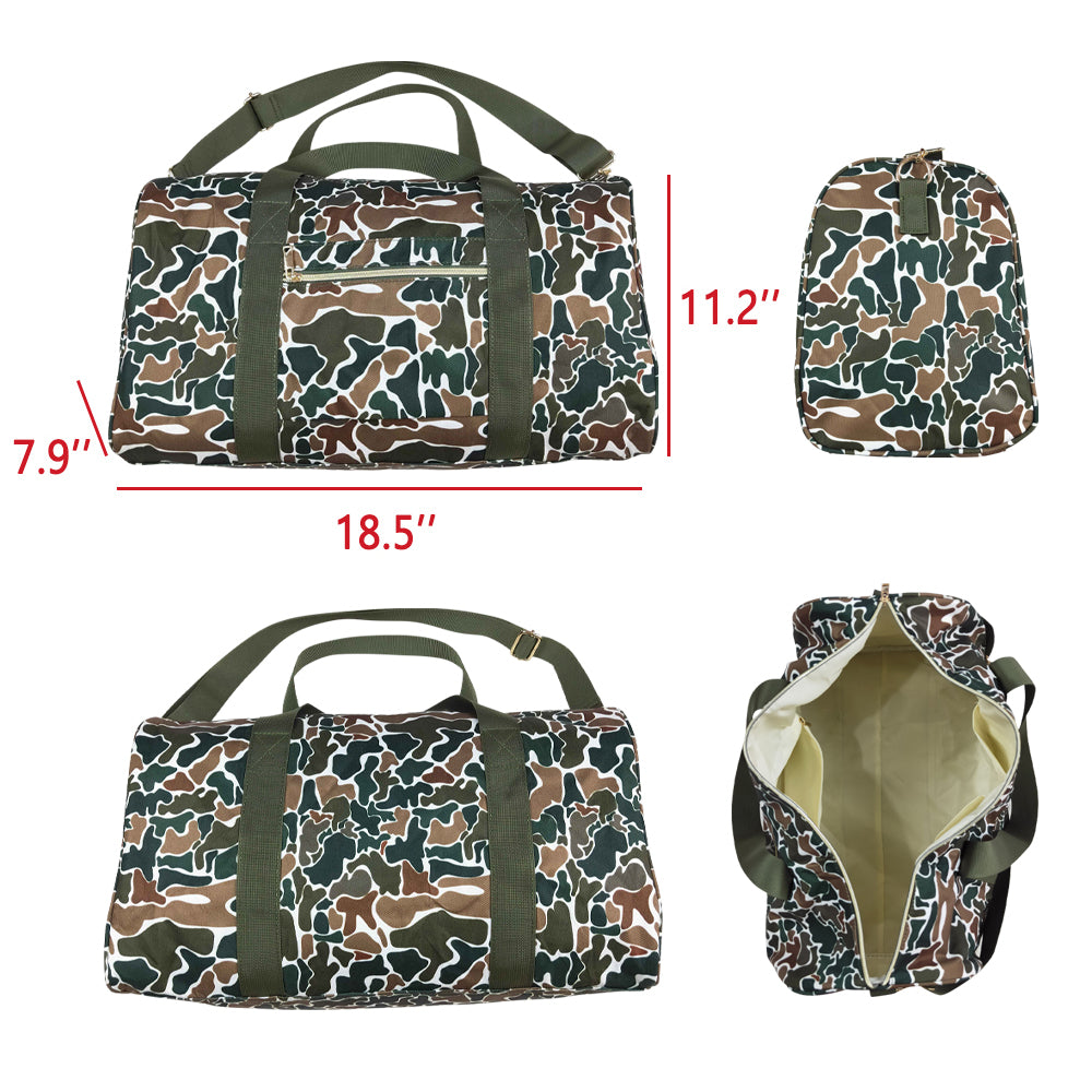 BA0264 camo handbag hold-all bag 18.5*11.2*7.9 inches RTS 202410 RTS