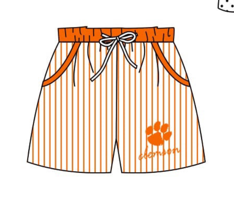 Clemson swimwear swimsuit trunk custom Style MOQ:3