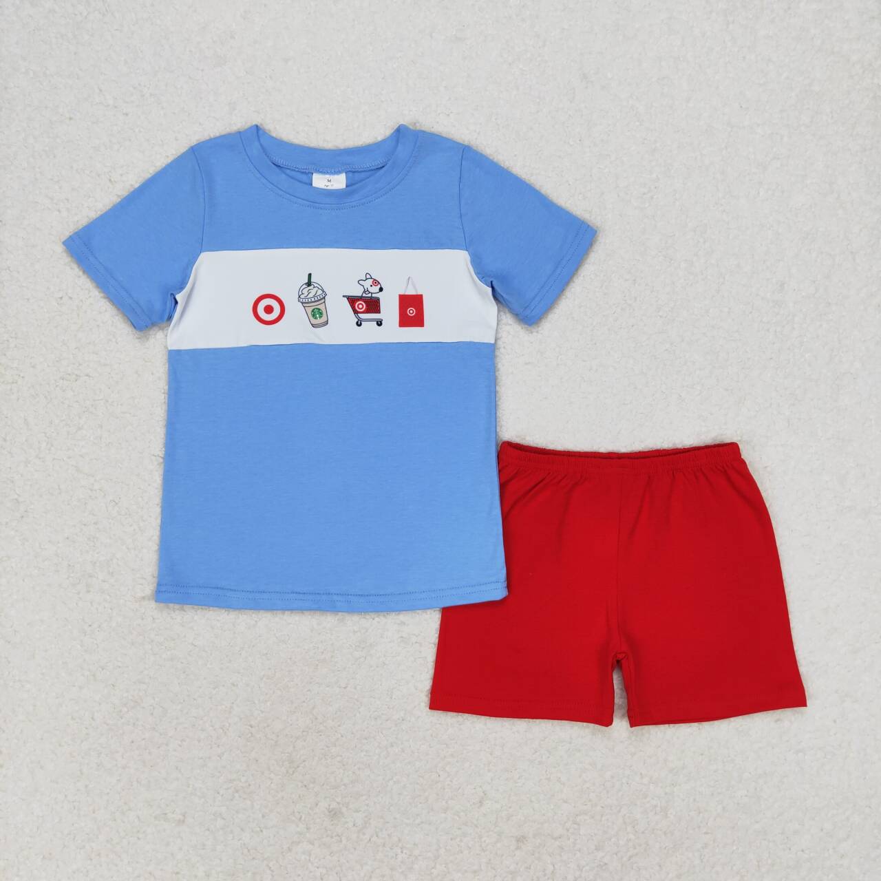 BSSO0894 shorts coffee boy summer outfit 202406 RTS