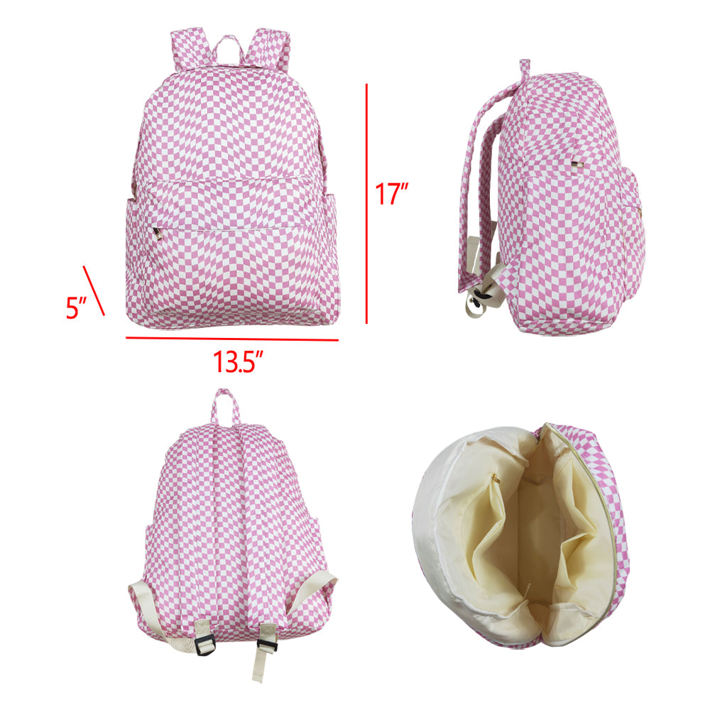 BA0245 western checkerboard backpack 202409 RTS( Free shipping order $100+
