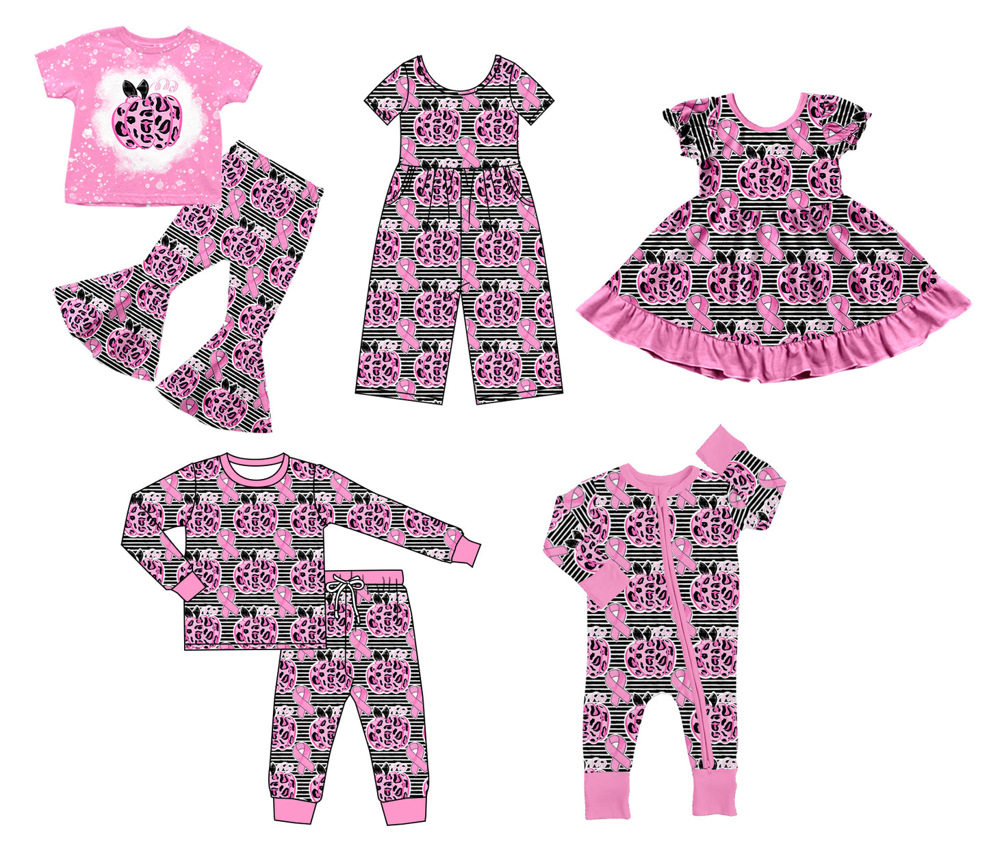SR1851 preorder pumpkin short sleeve girl jumpsuit overall 202405