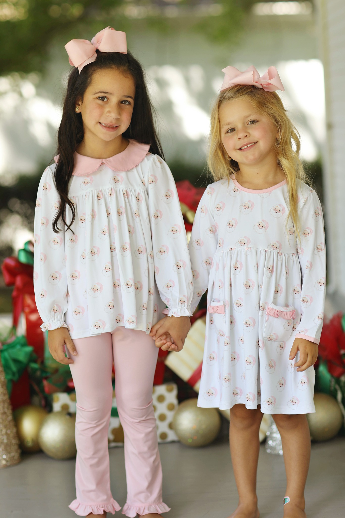 Christmas santa sibling GLP1531 boy pajamas outfit 202409 RTS