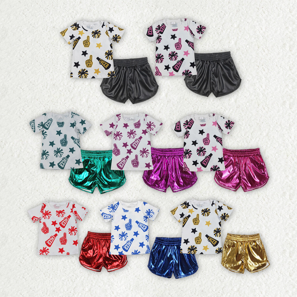 GSD2组合 Cheer leather westen skirt girl dress 202506 RTS