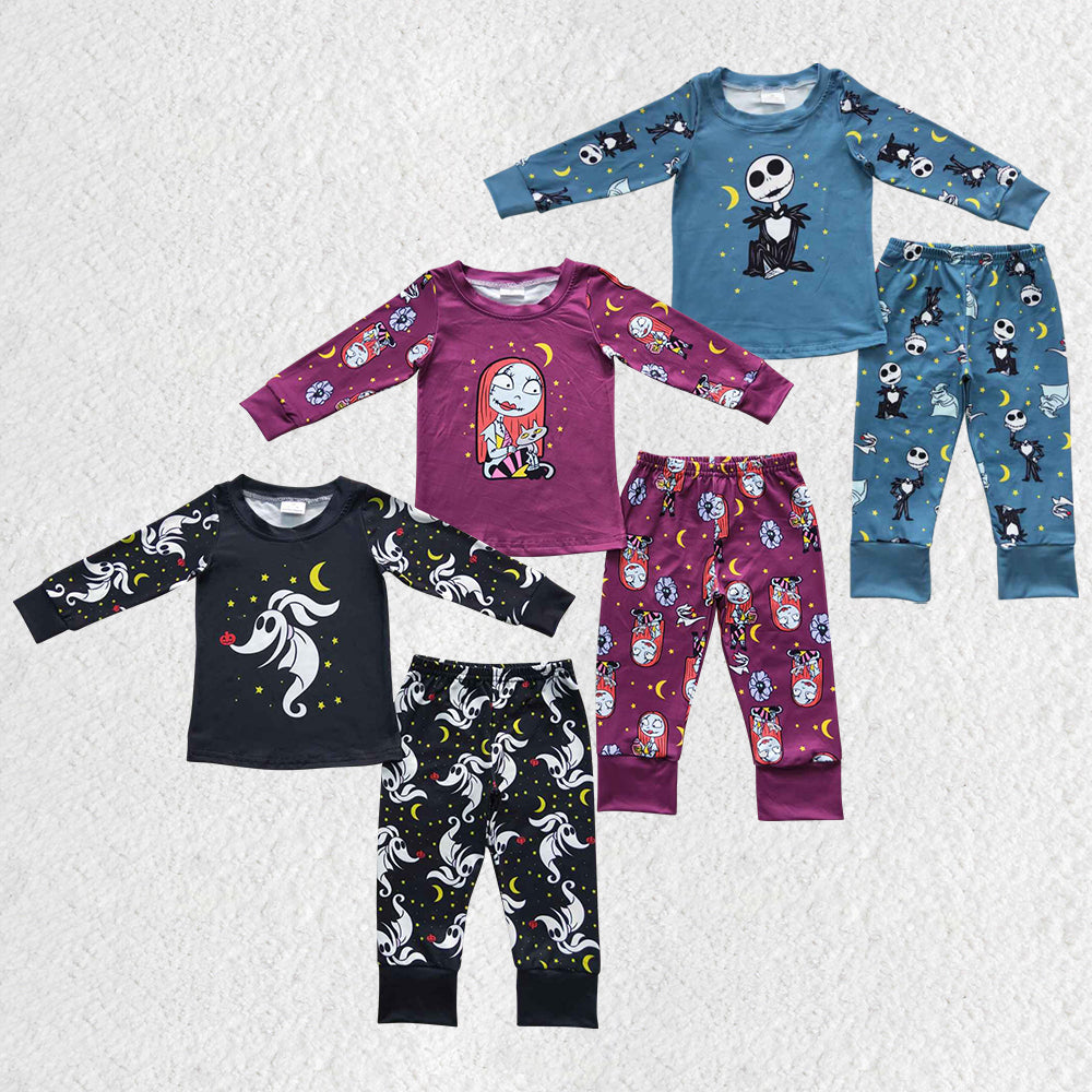 BLP0187 western halloween long sleeve kids boy pajamas outfit 20230724 RTS