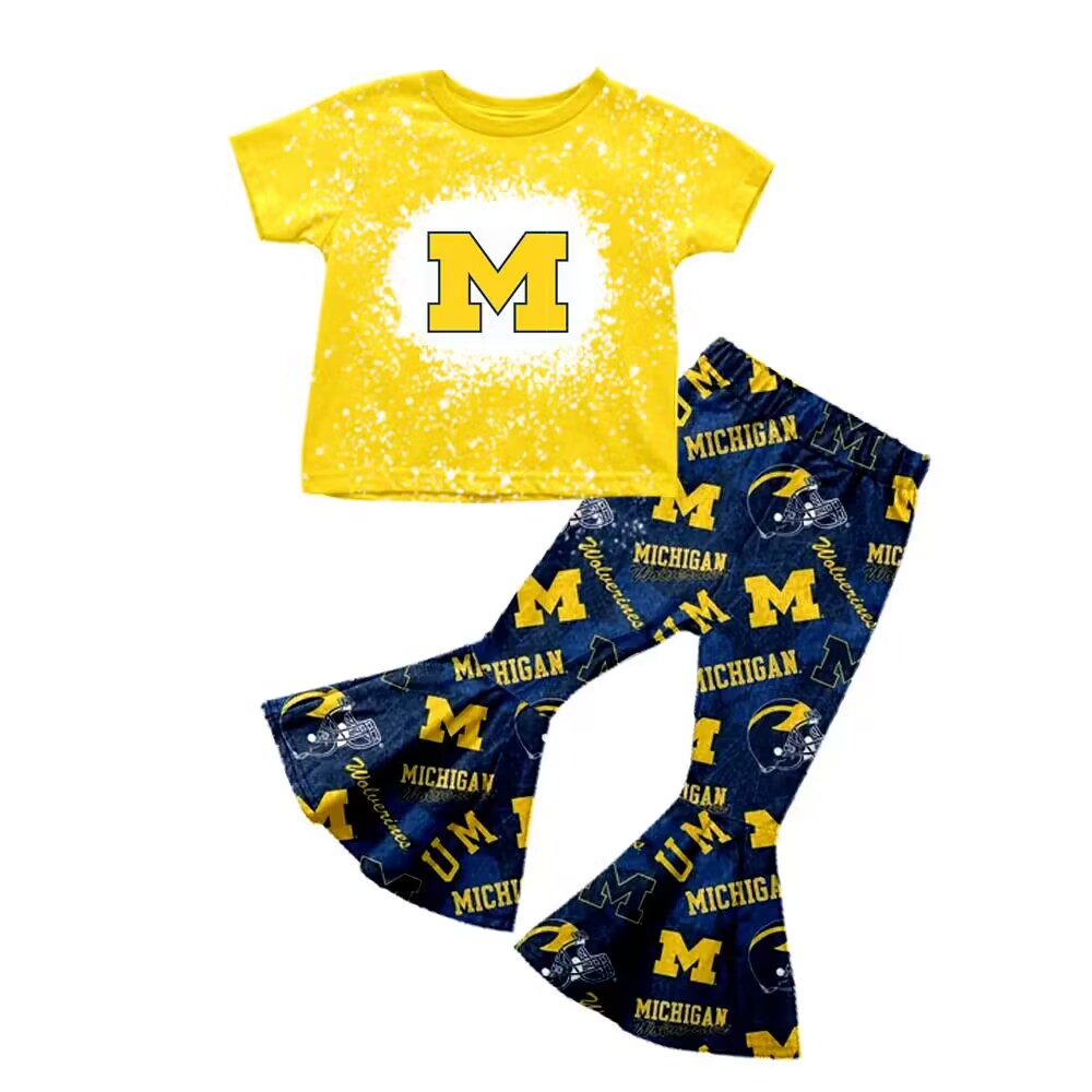 CUSTOM MICHIGAN football FSU MOQ3 kids outfit