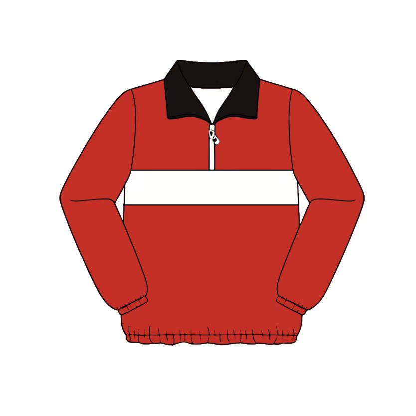 custom MOQ10 RED Solid team yoga western Jacket children boy coat