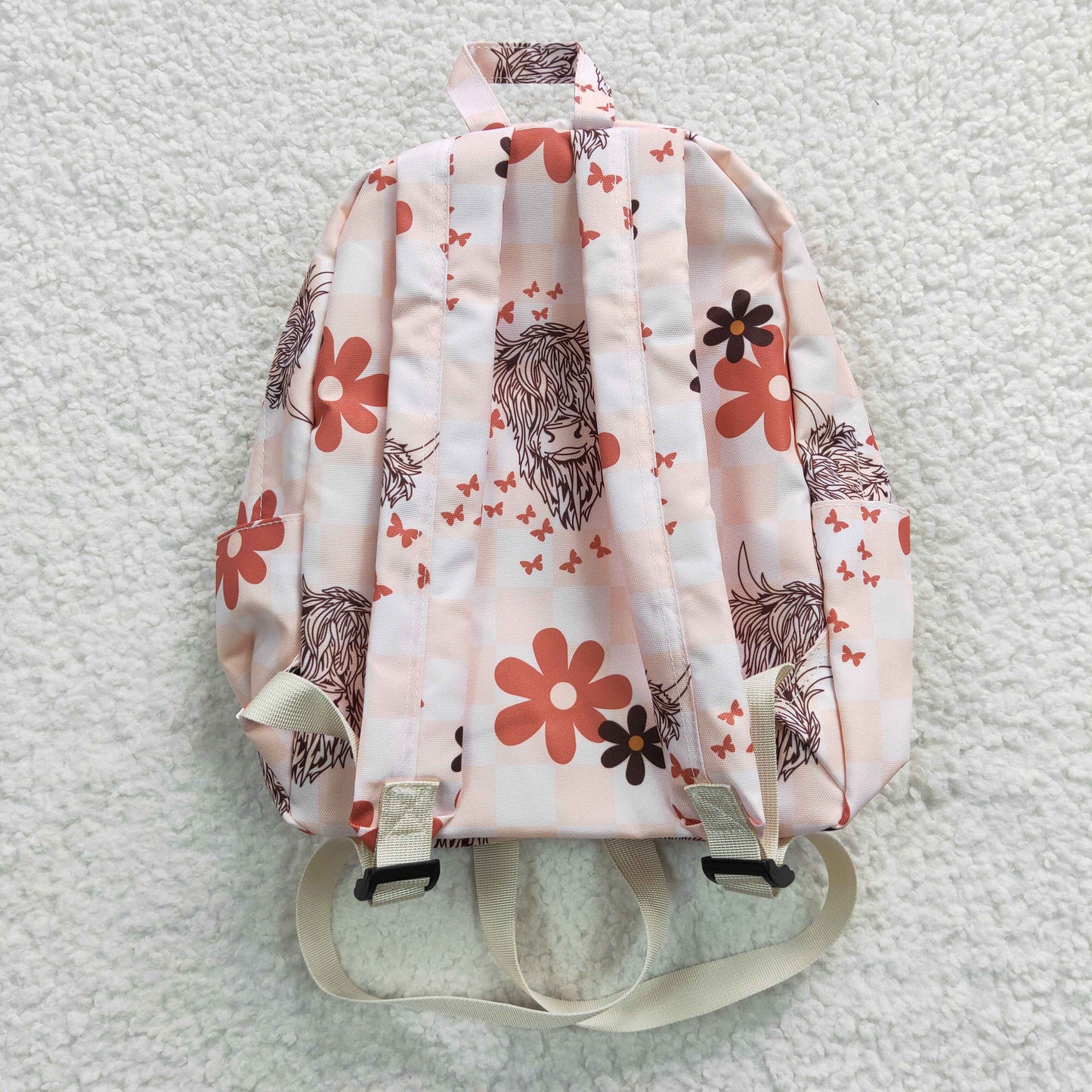 BA0074 10*13.9*4 inches western flowers backpack bag 20230520 RTS