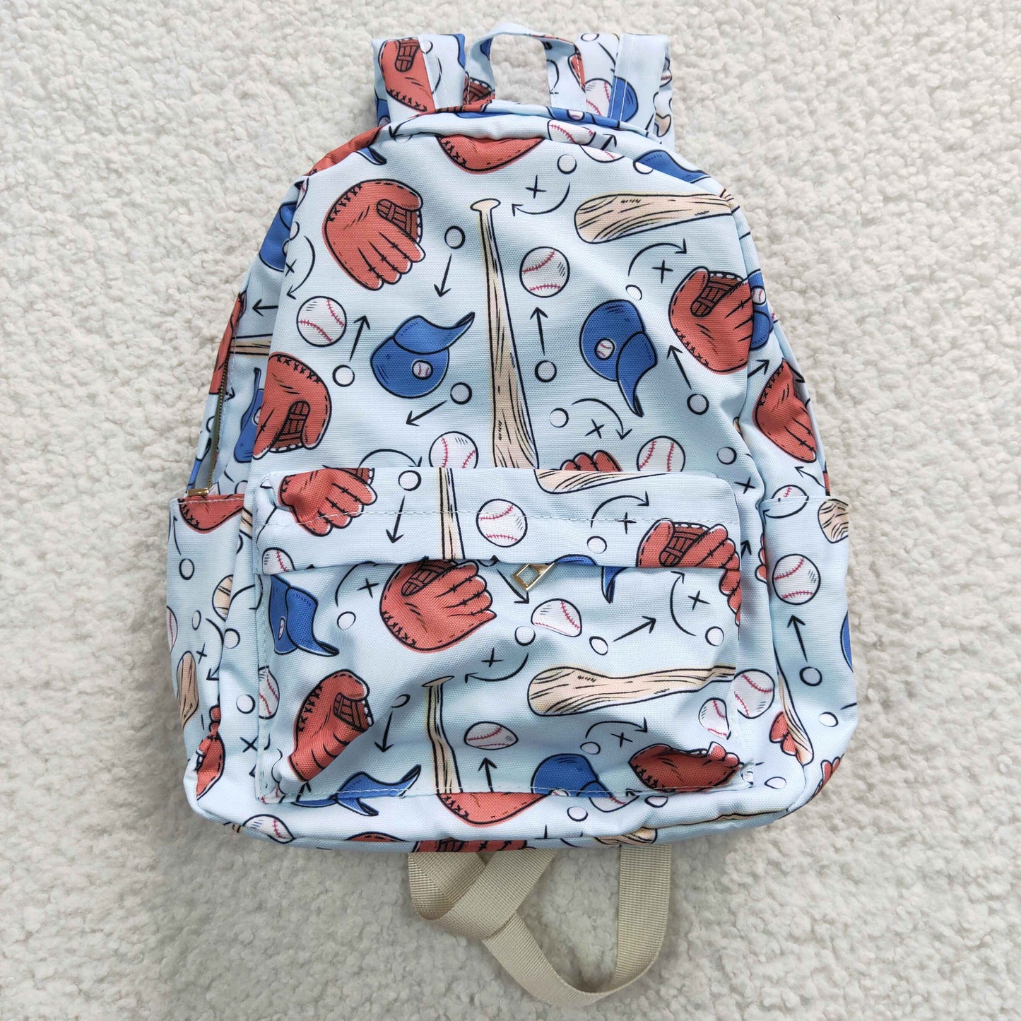 BA0075  western baseball backpack bag  RTS 13*5*17inches( Free shipping order $100+