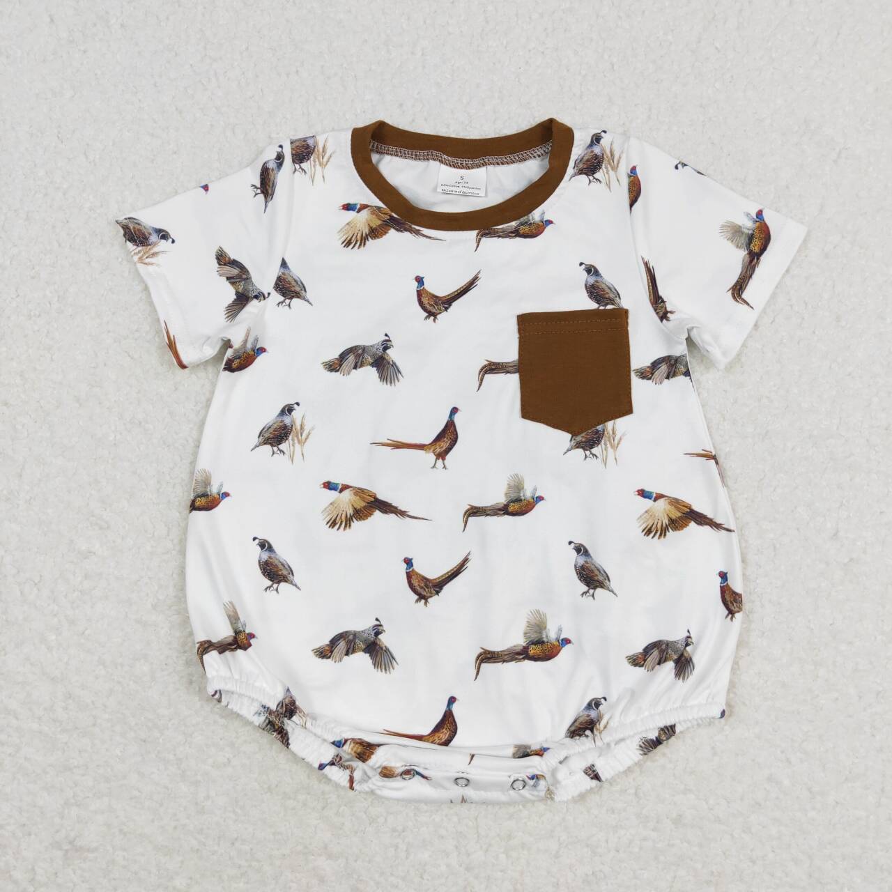 SR1658 duck boy romper 202405 RTS