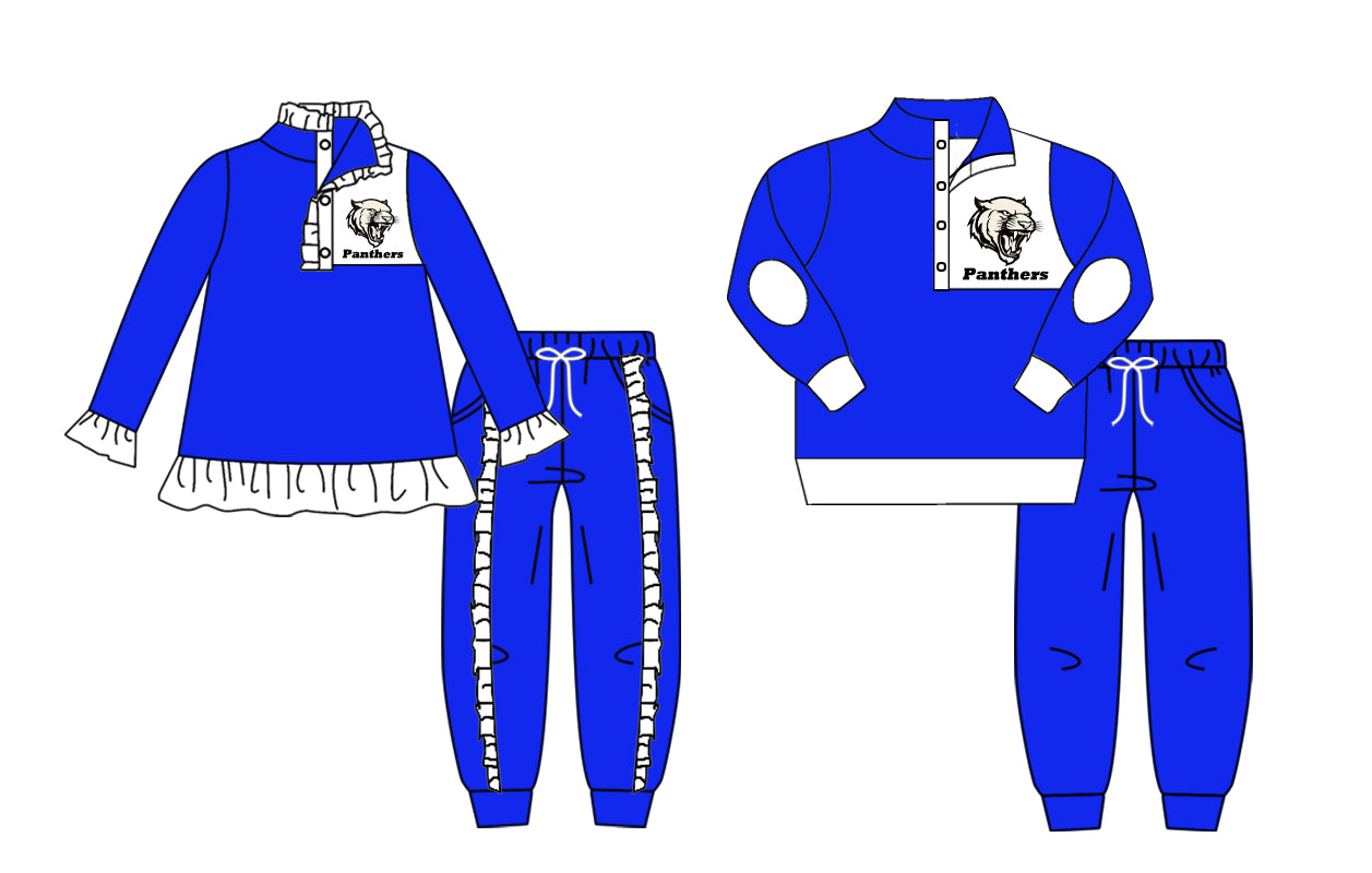 Panthers Jogger custom MOQ3 kids girl outfit
