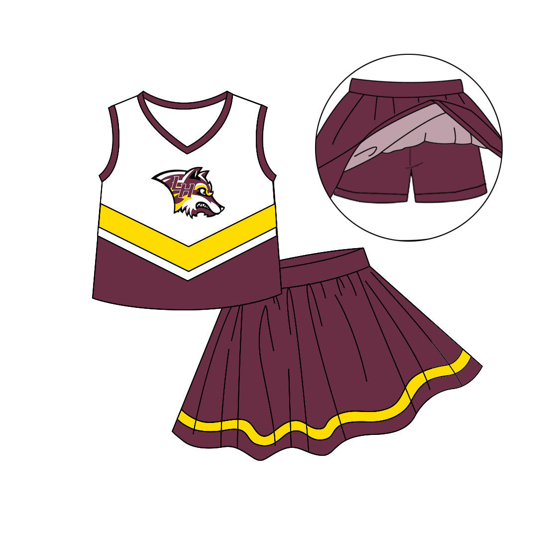 LH CUSTOM football MOQ3 kids outfit Skirt