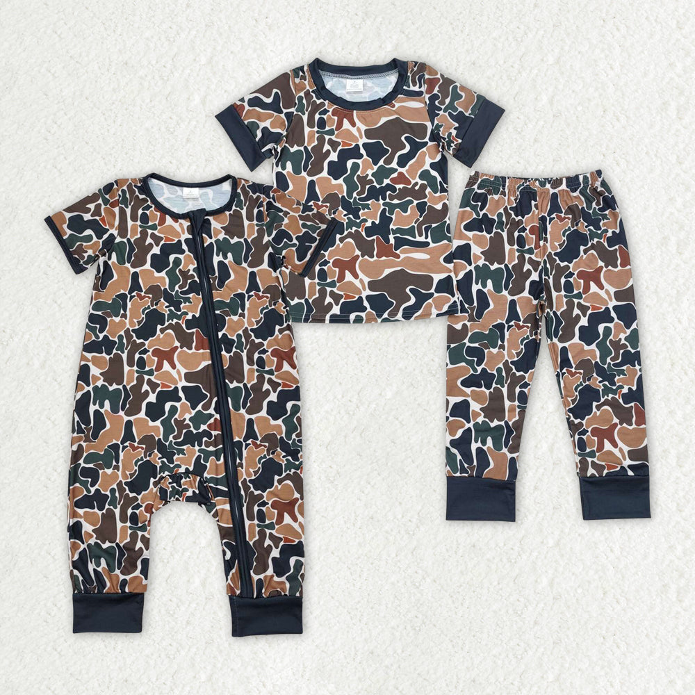 camo Bamboo Sibling BSPO0443 pajamas boy outfit 202407 RTS