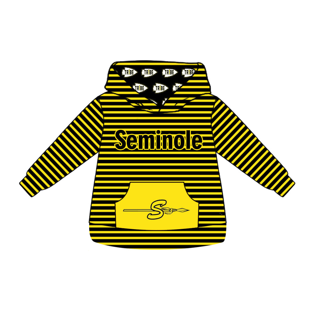 CUSTOM SEMINOLE hoodie pockets boy clothes MOQ5