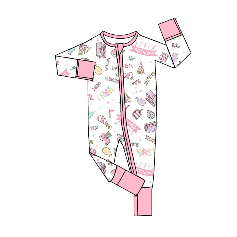 LR2166 Birthday girl romper preorder 202412