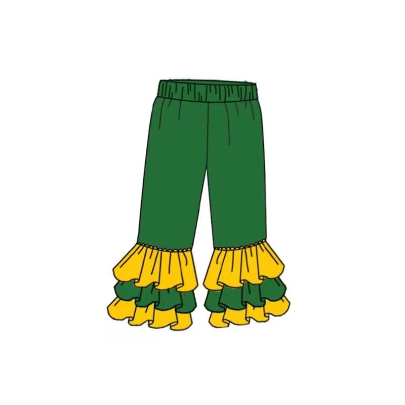 cotton RUFFLE RED pants Custom MOQ5