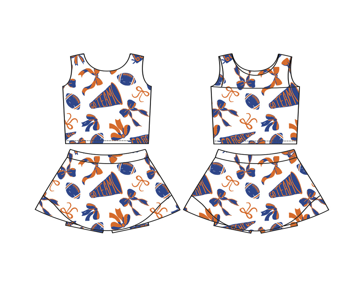 MOQ5 RiverJaxx Custom bow baseball yoga girl dress