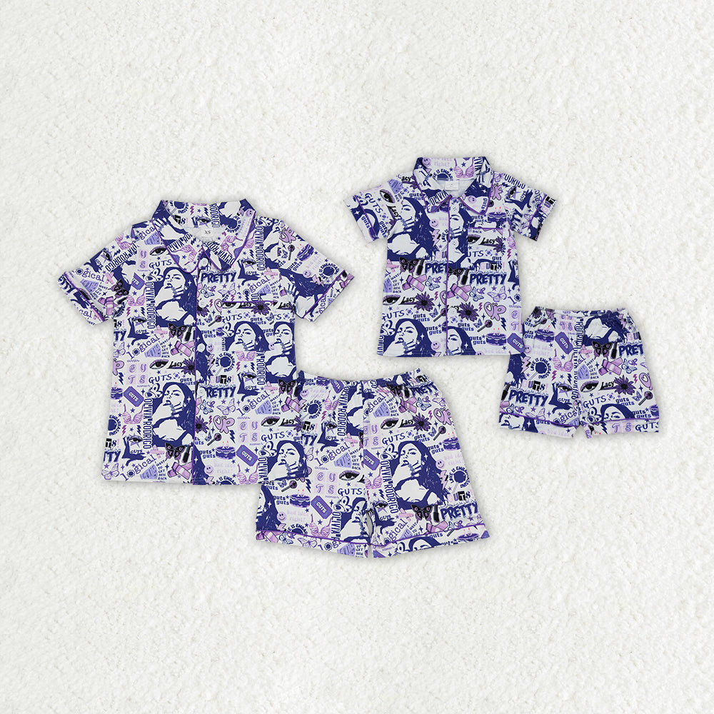 GSSO0987 adult men 成人 long sleeve singer Oliviapajamas dad 202405 RTS sibling