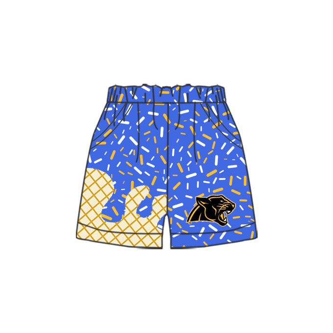 cheetah Team MOQ3 CUSTOM KIDS splatter ice cream drip shorts 202504