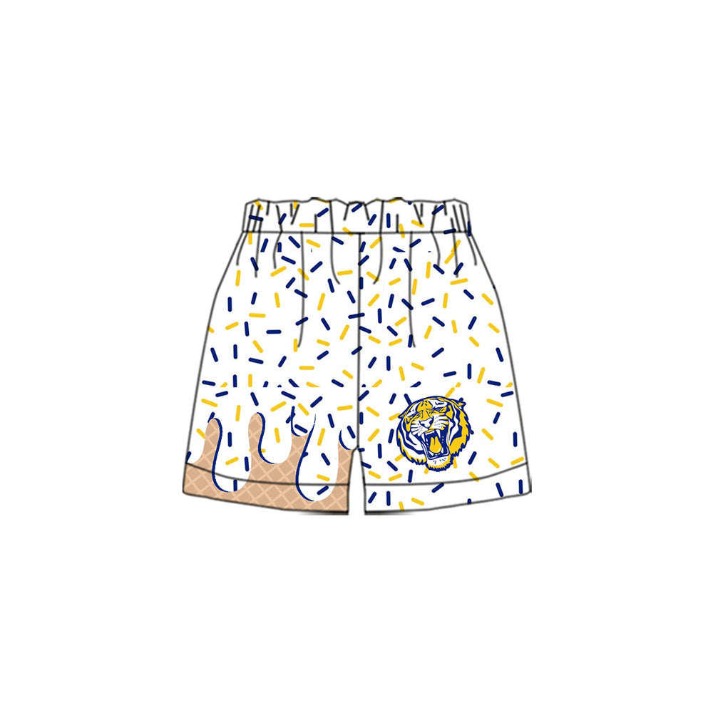 adult men Tiger CUSTOM MOQ3 splatter ice cream drip shorts