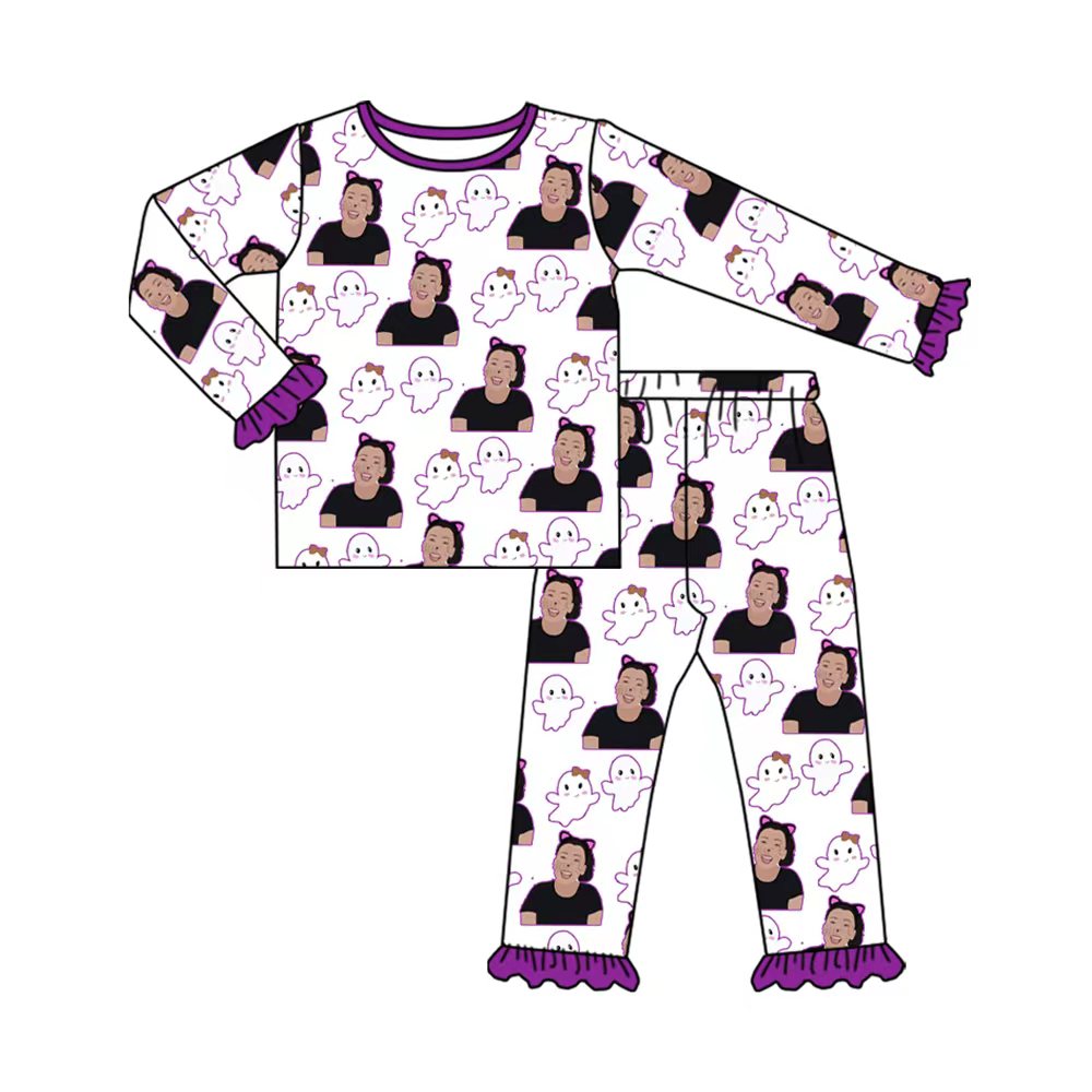 CUSTOM moq5 ms rachel halloween boy pajamas set 202508 sibling