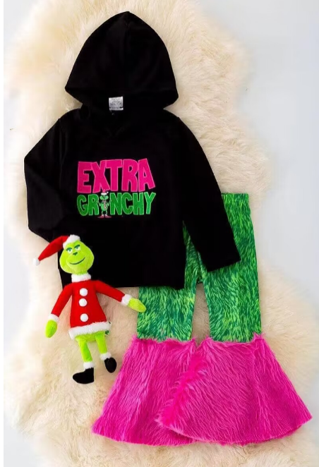 202408 hoodie Christmas grinch custom Style & MOQ:3