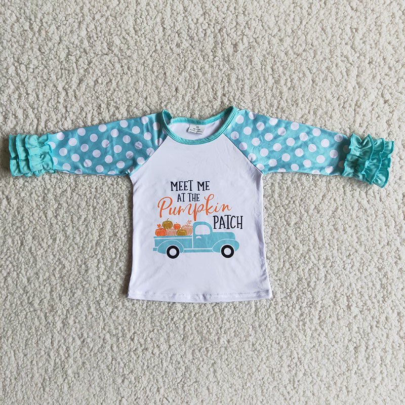 Promotion 6 B2-36 pumpkin girl long sleeve top