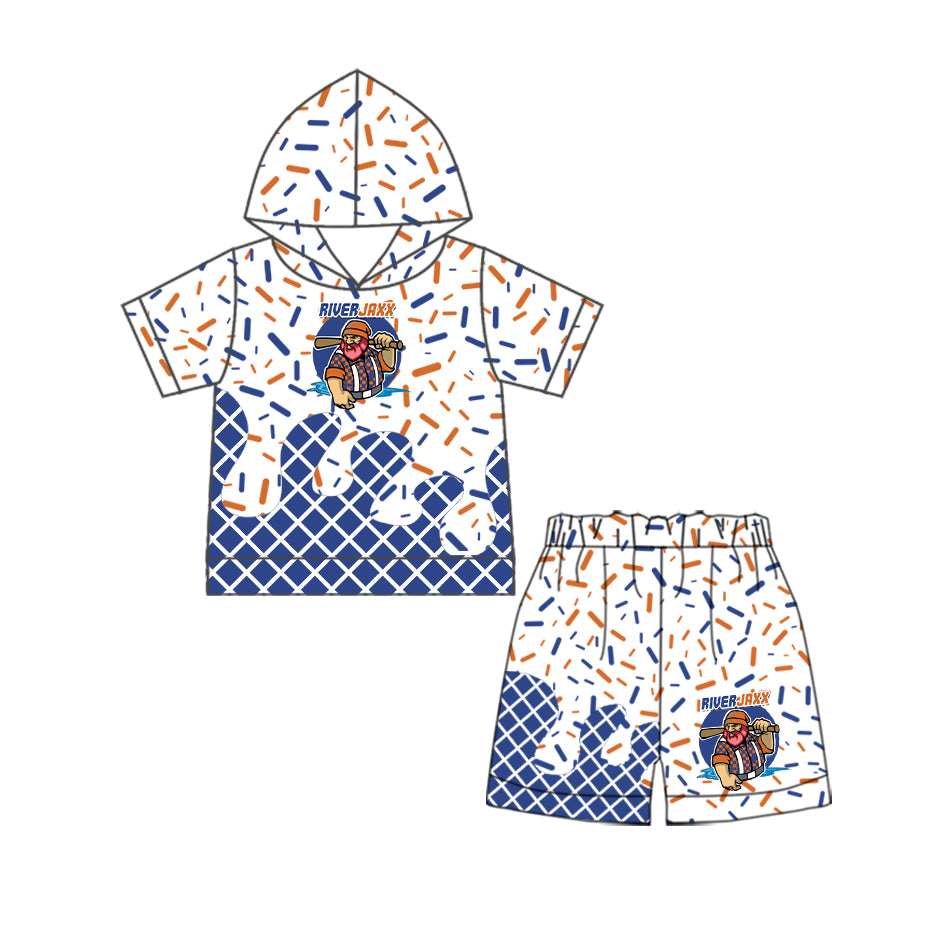 MOQ5 RiverJaxx Custom hoodie splatter ice cream drip shorts 202601
