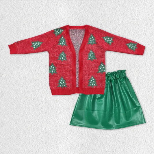 GLD0472组合 Christmas santa sweater skirt girl outfit 20231020