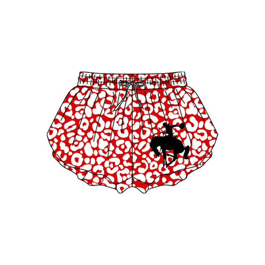 custom MOQ5 adult women H horse  butterfly shorts