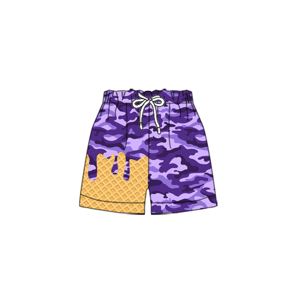 custom MOQ8 PURPLE ICE CREAM shorts BOY shorts