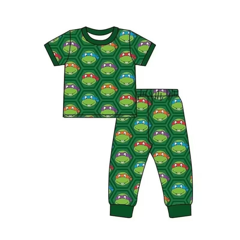 CUSTOM cartoon frog cartoon MOQ3 kids boy outfit 202405