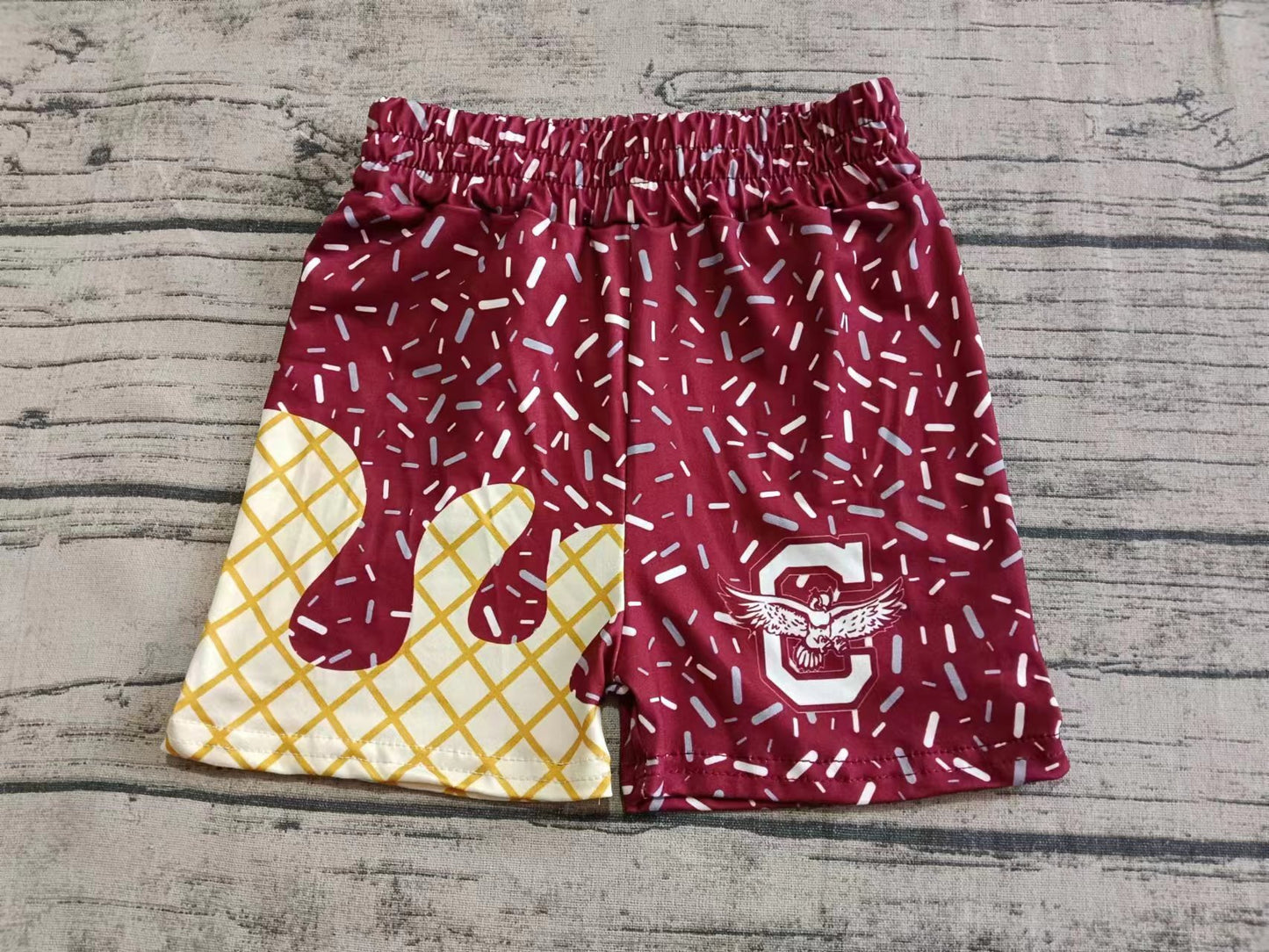 MOQ3 logo CUSTOM KIDS shorts 202503