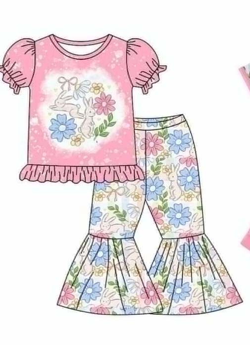 Easter CUSTOM MOQ3 girl OUTFIT