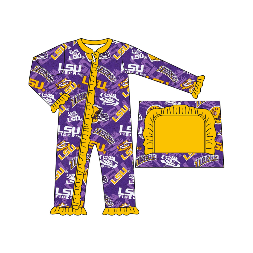LSU MOQ 3 girl romper