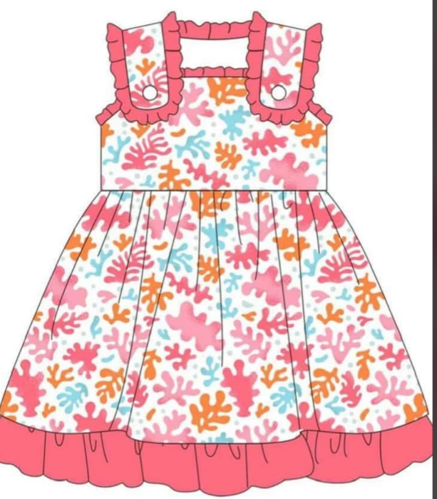 GSD1870 Coral Dress preorder dress 202501