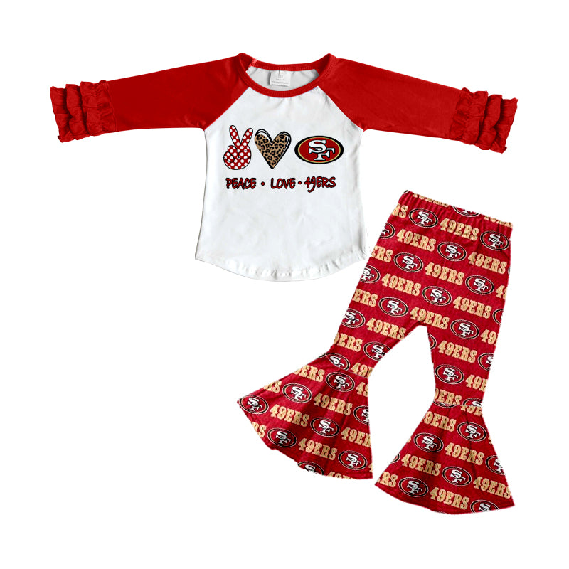 SF 49ers CUSTOM football team MOQ3 kids outfit