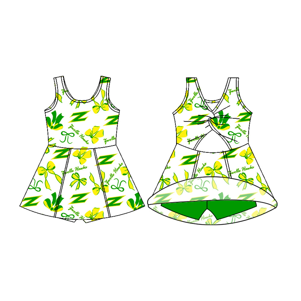 MOQ5 Custom Zwolle Hawks Yoga girl dress 2025